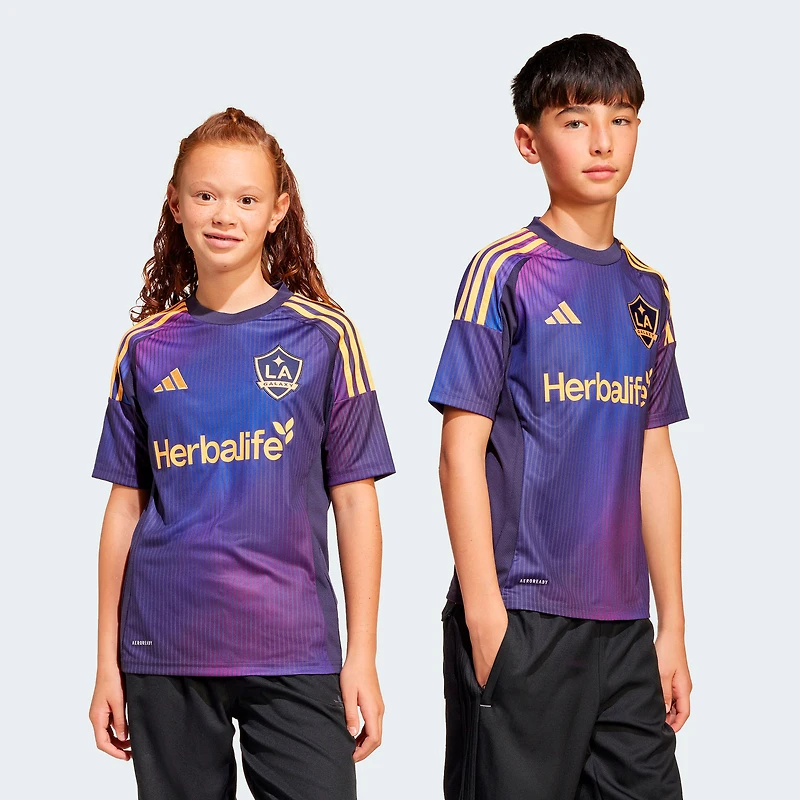 Youth adidas Navy LA Galaxy 2025 RIZON Replica Jersey