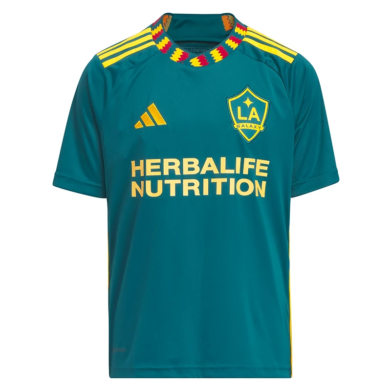 Youth adidas Riqui Puig Green LA Galaxy 2024 Kit Replica Player Jersey