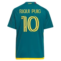 Youth adidas Riqui Puig Green LA Galaxy 2024 Kit Replica Player Jersey