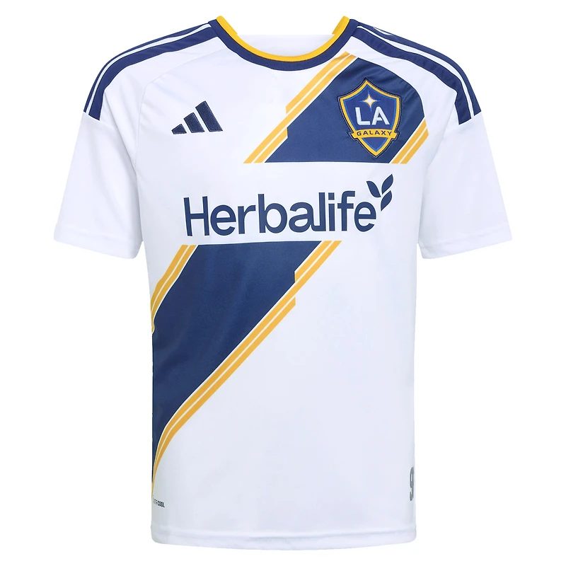 Youth adidas White LA Galaxy 2026 The VeloCITY Kit Replica Jersey