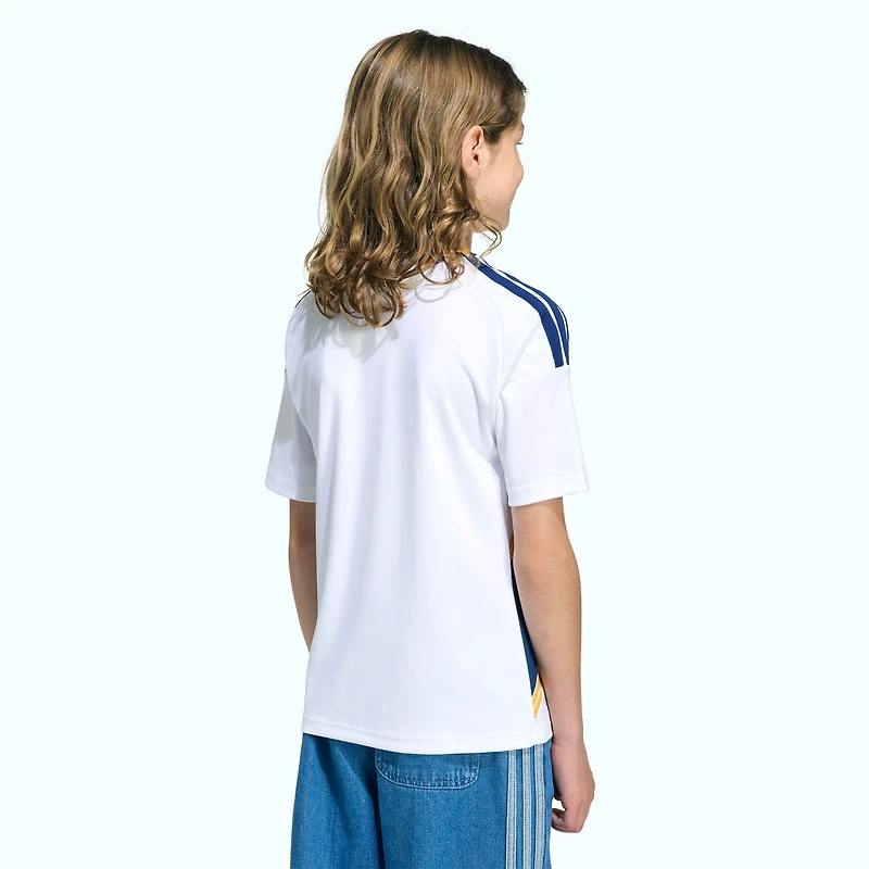 Youth adidas White LA Galaxy 2026 The VeloCITY Kit Replica Jersey