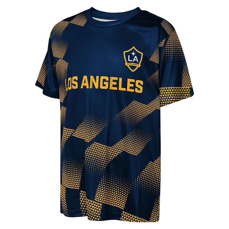 Youth Outerstuff Navy LA Galaxy Sheer Thrill T-Shirt