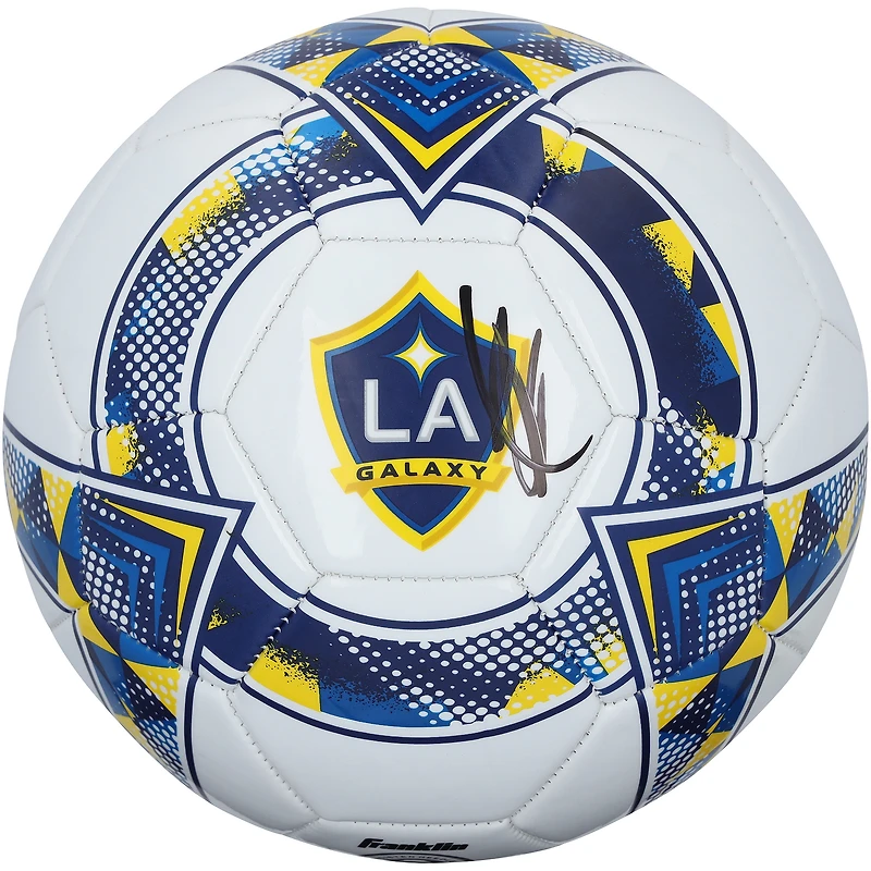 Zlatan Ibrahimovic LA Galaxy Autographed White Soccer Ball