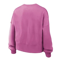 Sweat-shirt en molleton surdimensionné rose Nike LA28 pour filles, motif Phoenix, Jeux olympiques d'été