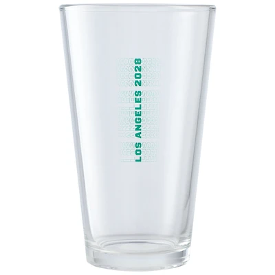 Verre à bière à répétition de 16 oz des Jeux olympiques d'été de Los Angeles 2028