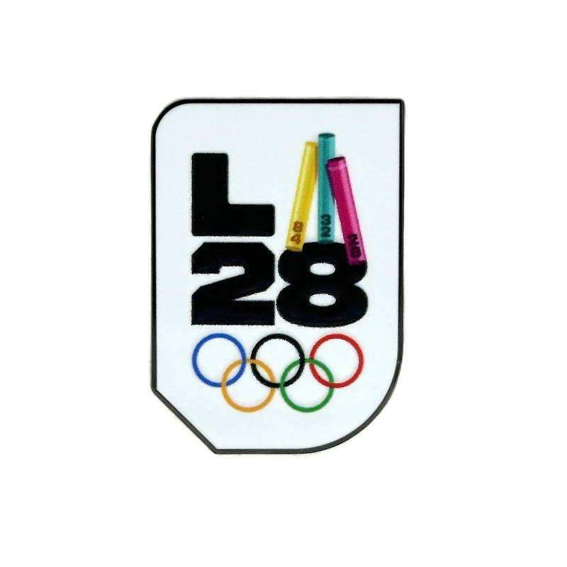 Pin du relais des Jeux olympiques d'été de Los Angeles 28