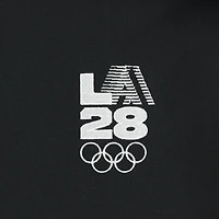 Veste d'entraîneur légère à quart de zip Nike LA28 noire pour homme