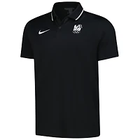 Men's Nike  Black LA28 Summer Olympics Retro Coach Performance Polo