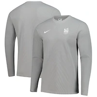 Sweat-shirt rétro Nike gris LA28 pour homme, motif Jeux olympiques d'été
