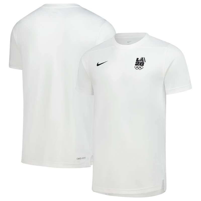 Men's Nike  White LA28 Summer Olympics Coaches T-Shirt