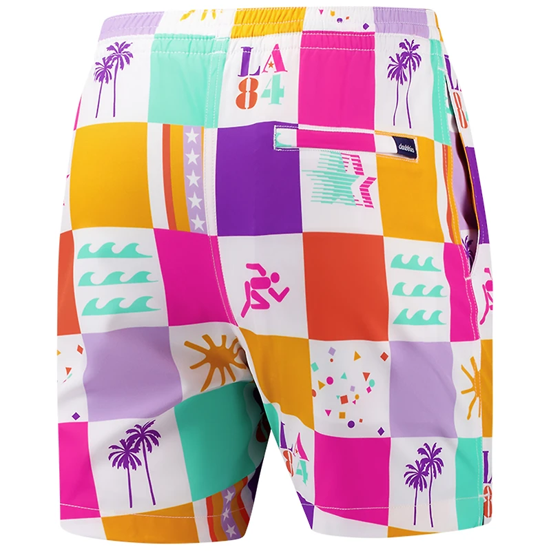 Maillot de bain classique doublé Chubbies LA28 pour hommes, Jeux olympiques d'été 1984