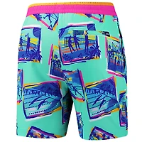Men's Chubbies Teal LA28 Summer Olympics The With Love from LA Classic Lined Swim Trunk