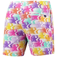 Men's Chubbies White LA28 Summer Olympics The Walk of Fame Classic Lined Swim Trunk