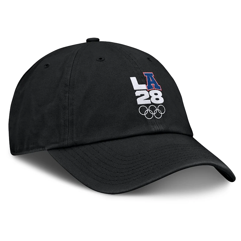 Casquette ajustable noire LA28 Archer des Jeux olympiques d'été pour hommes Fanatics