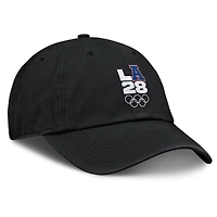 Casquette ajustable noire LA28 Archer des Jeux olympiques d'été pour hommes Fanatics
