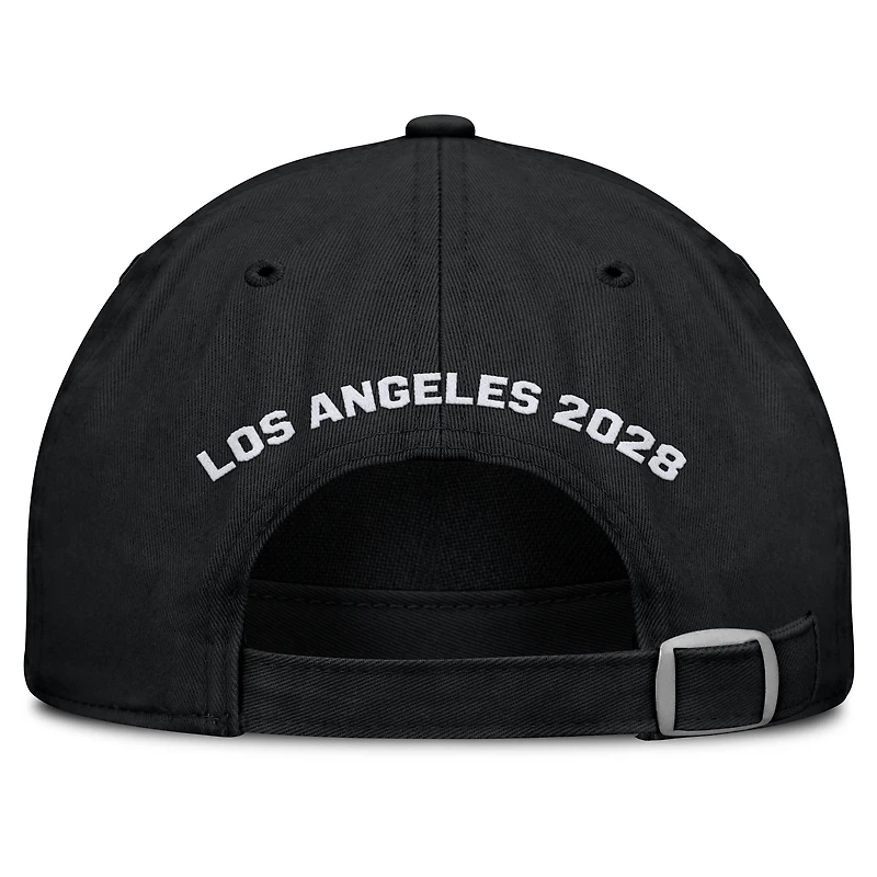 Casquette ajustable noire LA28 Archer des Jeux olympiques d'été pour hommes Fanatics