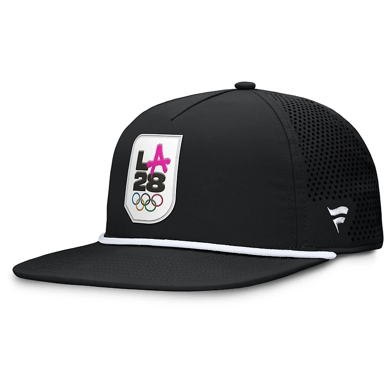 Casquette snapback noire Fanatics LA28 Summer Olympics Peak pour homme