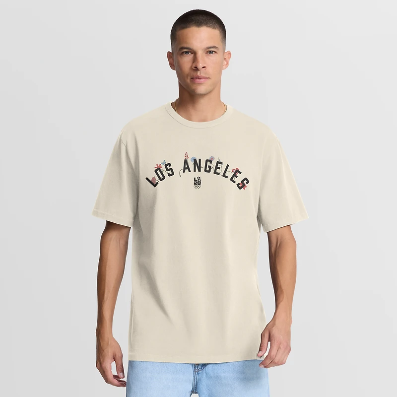 Men's Fanatics Cream LA28 Summer Olympics Bloom T-Shirt