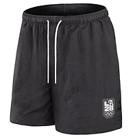Men's Fanatics Gray LA28 Summer Olympics the Zone Badge Woven Shorts