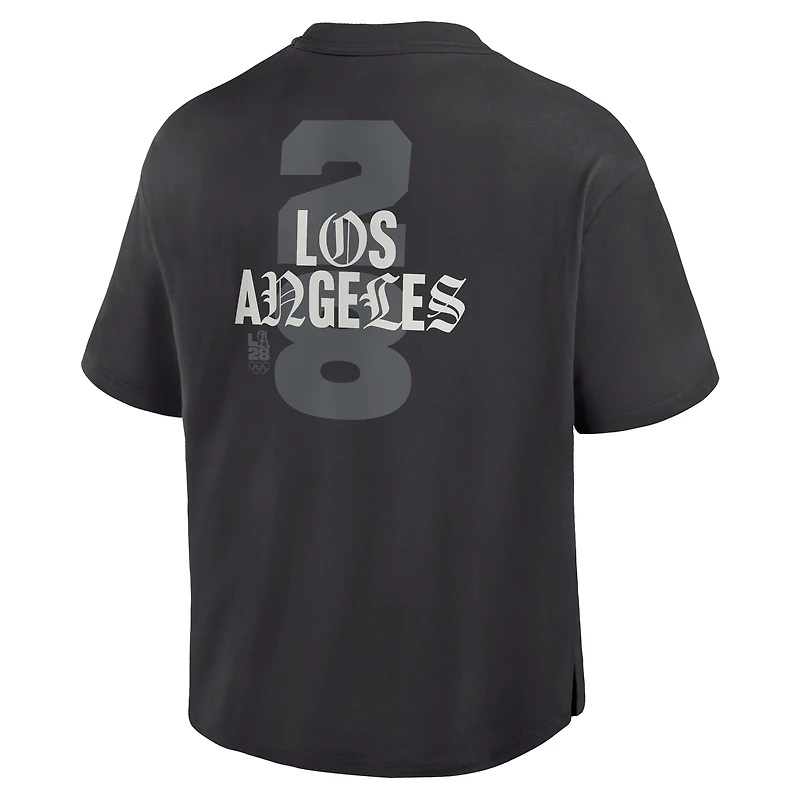 T-shirt oversize Fanatics gris LA28 Jeux olympiques d'été pour homme