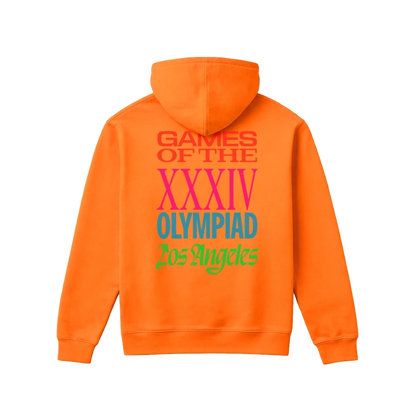 Sweat à capuche Fanatics Orange LA28 Superbloom Collection pour homme