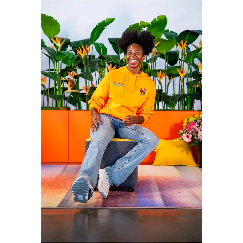 Men's Fanatics Orange LA28 Superbloom Collection Hoodie