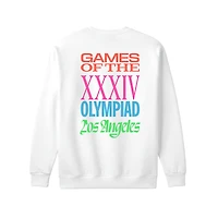 Men's Fanatics White LA28 Superbloom Collection Sweatshirt