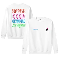 Men's Fanatics White LA28 Superbloom Collection Sweatshirt