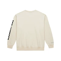 Men's Mitchell & Ness Cream LA28 x NBA All-Star Game Fleece Crewneck Sweatshirt