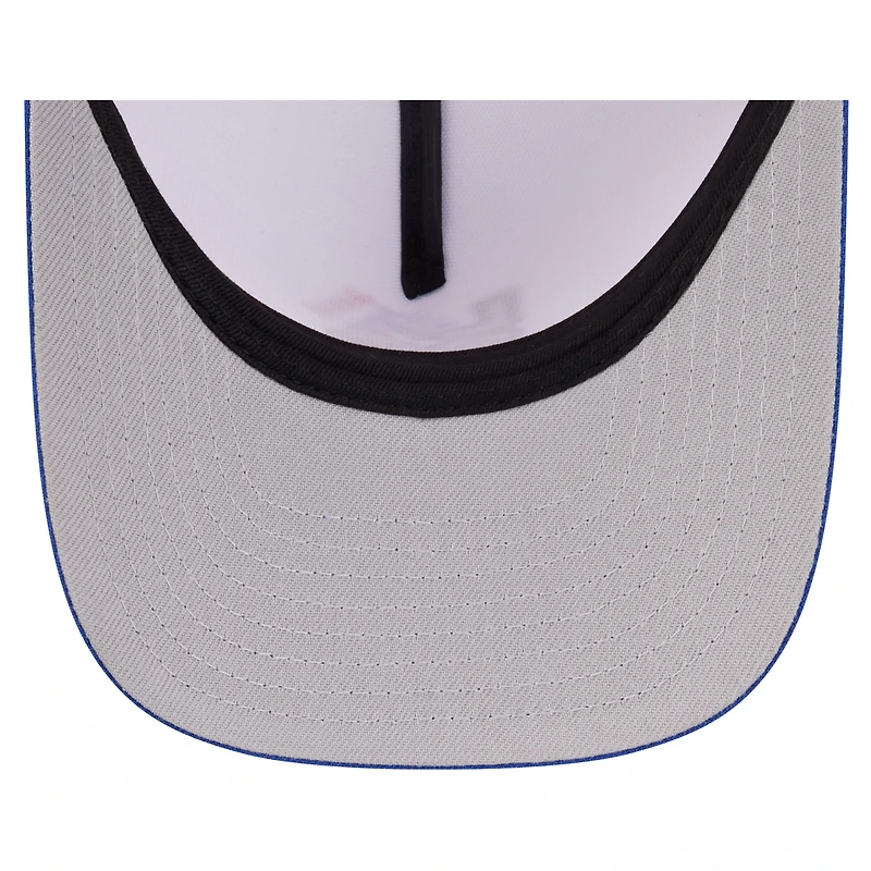 Men's New Era White/Red LA28 Summer Olympics Retro Stripe Rope A-Frame 9FIFTY Trucker Snapback Hat