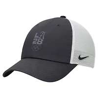 Men's Nike Anthracite/White LA28 Summer Olympics Club Trucker Adjustable Hat