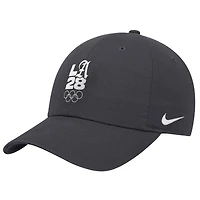 Men's Nike White LA28 Summer Paralympics Retro Stripe Club Adjustable Hat