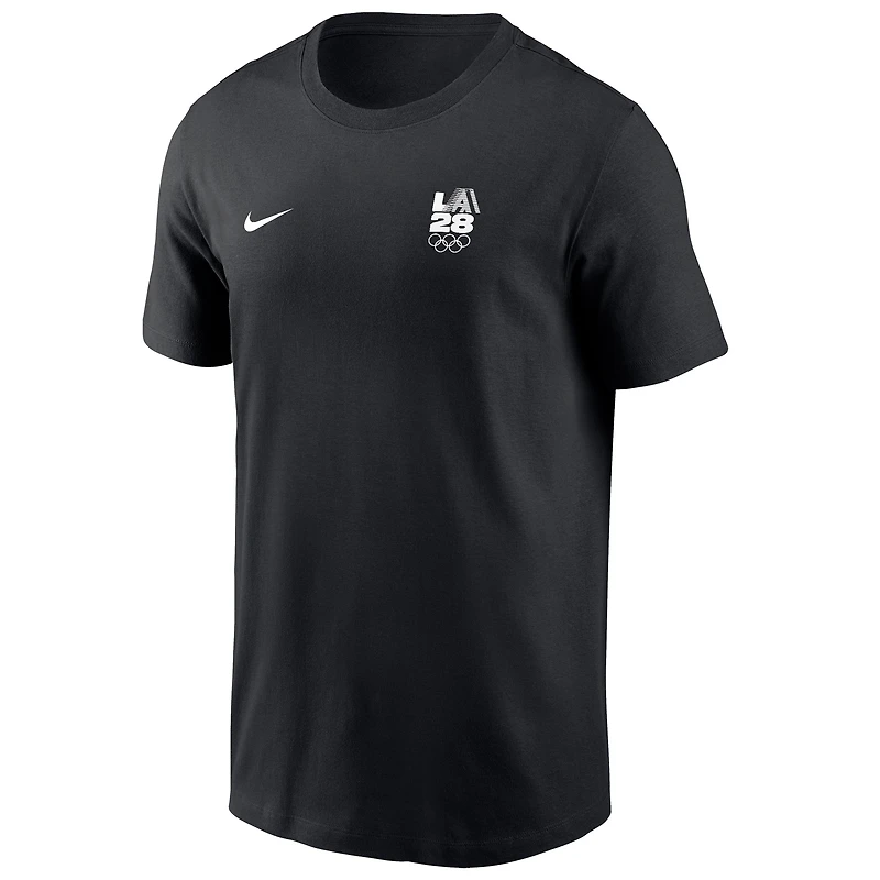 T-shirt Nike Performance Legend pour homme, noir, des Jeux olympiques d'été de Los Angeles 2028
