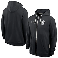 Men's Nike Black LA28 Summer Olympics Standard Issue Dri-FIT Full-Zip Hoodie