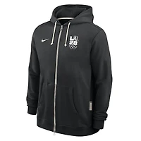 Men's Nike Black LA28 Summer Olympics Standard Issue Dri-FIT Full-Zip Hoodie