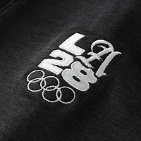 Pull Nike LA28 Stride Raglan Dri-FIT à demi-zip pour homme, noir, édition spéciale Jeux olympiques d'été