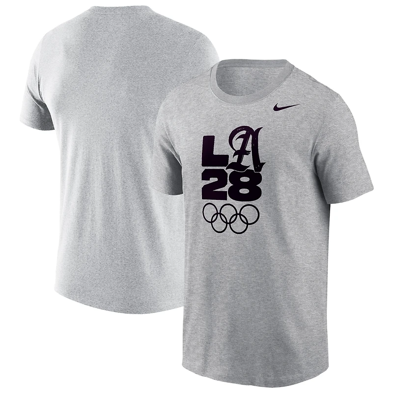 Men's Nike Gray LA28 Summer Olympics Performance T-Shirt