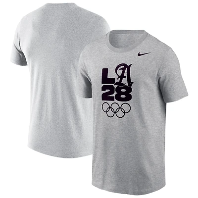 Men's Nike Gray LA28 Summer Olympics Performance T-Shirt