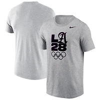 Men's Nike Gray LA28 Summer Olympics Performance T-Shirt