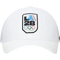 Casquette réglable Nike LA28 Club Ripstop Performance blanche pour homme