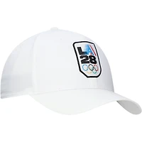 Casquette réglable Nike LA28 Club Ripstop Performance blanche pour homme