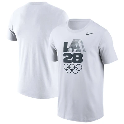 T-shirt Nike blanc LA28 pour homme, Jeux olympiques d'été 2028