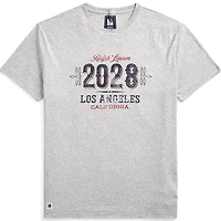 Men's Polo Ralph Lauren Gray LA28 Summer Olympics T-Shirt