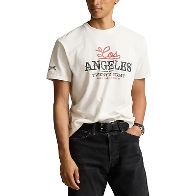 Men's Polo Ralph Lauren White LA28 Summer Olympics T-Shirt