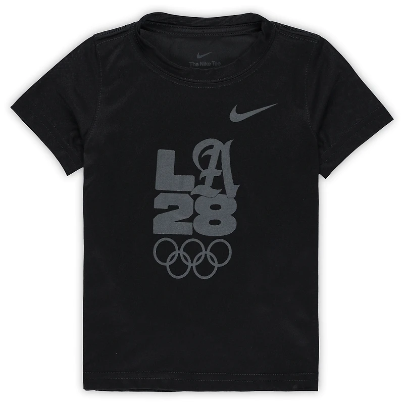 T-shirt Nike noir LA28 Legend Performance pour enfant