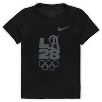 T-shirt Nike noir LA28 Legend Performance pour enfant