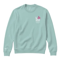 Sweat-shirt unisexe Fanatics Aqua LA28 Summer Olympics Superbloom à barres de couleur