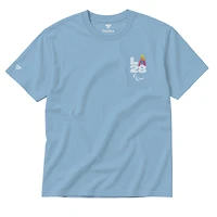 Unisex Fanatics Light Blue LA28 Summer Paralympics Superbloom Color Bar T-Shirt