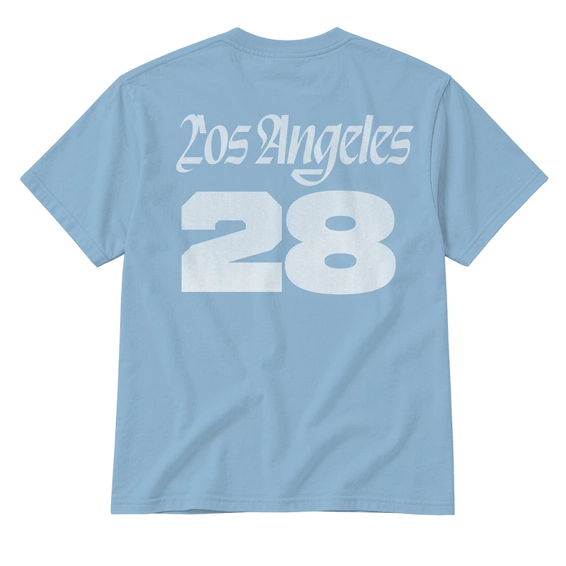 Unisex Fanatics Light Blue LA28 Summer Paralympics Superbloom Color Bar T-Shirt