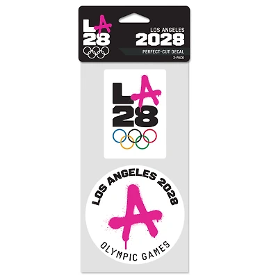 WinCraft LA 2028 Summer Olympics 4" x 8" Perfect Cut Decal